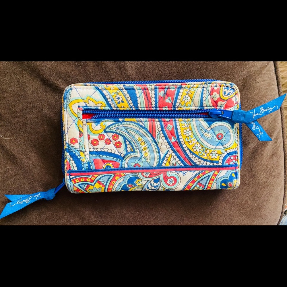 Vera Bradley marina cross body and wallet gently used condition - Picture 6 of 7